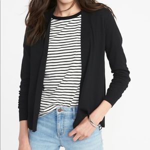 Old Navy | Black Open Front Cardigan